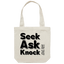 Chirstian-Canvas Tote Bag-Ask Seek Knock (V3)-Studio Salt & Light