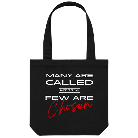 Chirstian-Canvas Tote Bag-Few Are Chosen-Studio Salt & Light