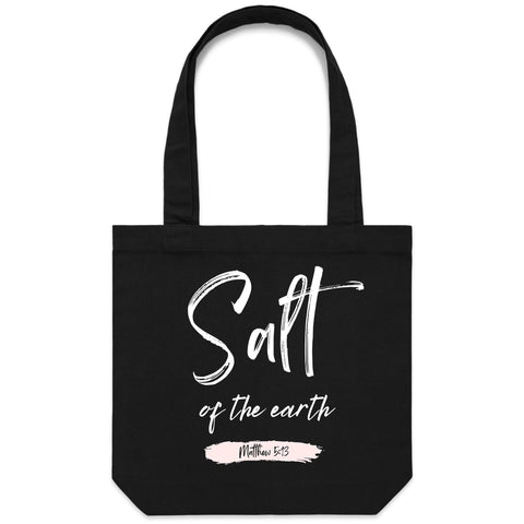 Chirstian-Canvas Tote Bag-Salt of The Earth-Studio Salt & Light