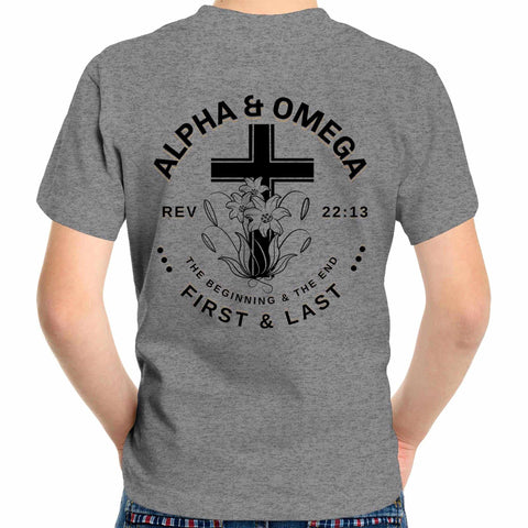 Chirstian-Kids T-Shirt-Alpha And Omega-Studio Salt & Light