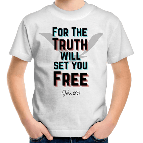 Chirstian-Kids T-Shirt-The Truth Will Set You Free-Studio Salt & Light