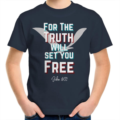 Chirstian-Kids T-Shirt-The Truth Will Set You Free-Studio Salt & Light