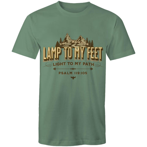 Chirstian-Men's T-Shirt-Lamp to My Feet-Studio Salt & Light