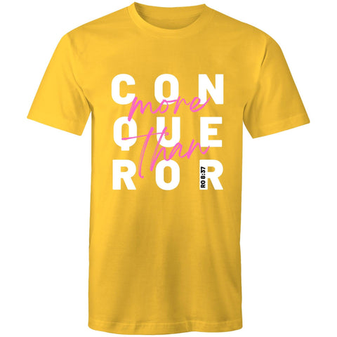 Chirstian-Men's T-Shirt-More Than Conquerors-Studio Salt & Light