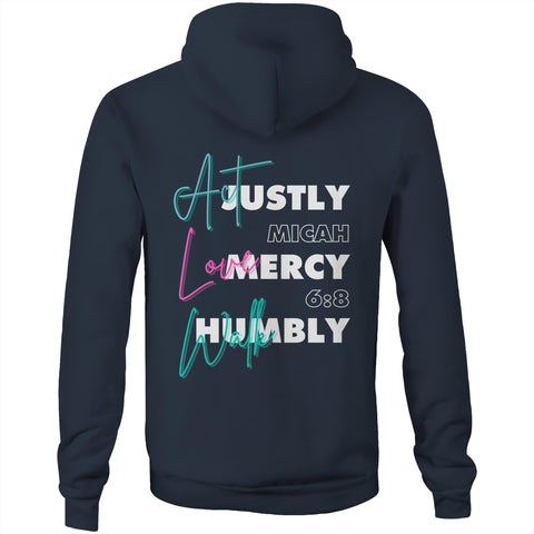 Chirstian-Unisex Hoodie-Act Justly Love Mercy Walk Humbly-Studio Salt & Light