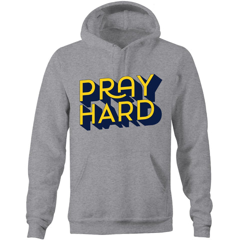 Chirstian-Unisex Hoodie-Pray Hard-Studio Salt & Light