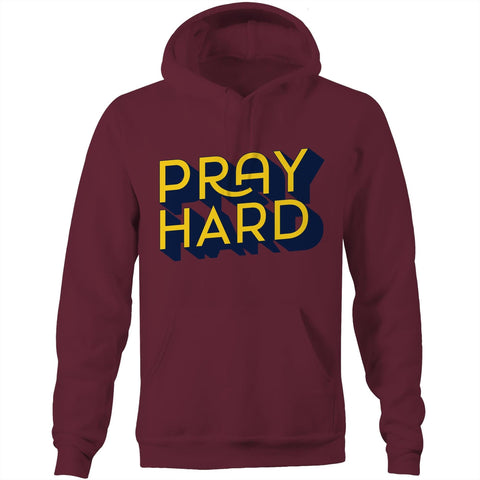 Chirstian-Unisex Hoodie-Pray Hard-Studio Salt & Light