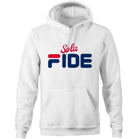 Chirstian-Unisex Hoodie-Sola Fide (FILA Parody)-Studio Salt & Light