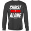 Chirstian-Unisex Sweatshirt-Christ Alone (Solus Christus)-Studio Salt & Light