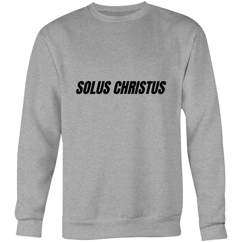 Chirstian-Unisex Sweatshirt-Christ Alone (Solus Christus)-Studio Salt & Light