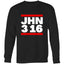 Chirstian-Unisex Sweatshirt-John 3:16 (DMC Parody)-Studio Salt & Light