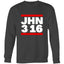 Chirstian-Unisex Sweatshirt-John 3:16 (DMC Parody)-Studio Salt & Light