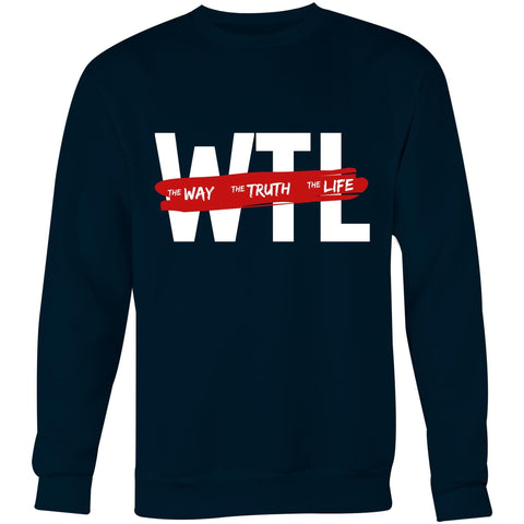 Chirstian-Unisex Sweatshirt-The Way The Truth The Life (V2)-Studio Salt & Light