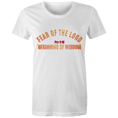 Chirstian-Women's T-Shirt-Beginning of Wisdom-Studio Salt & Light