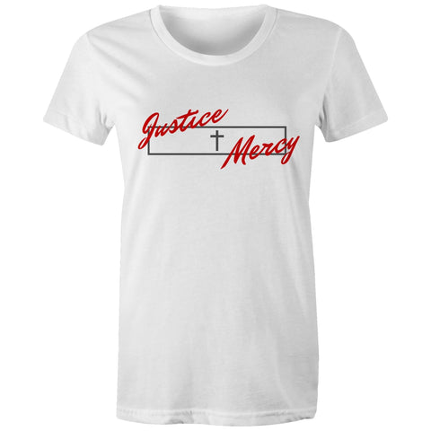 Chirstian-Women's T-Shirt-Justice And Mercy-Studio Salt & Light