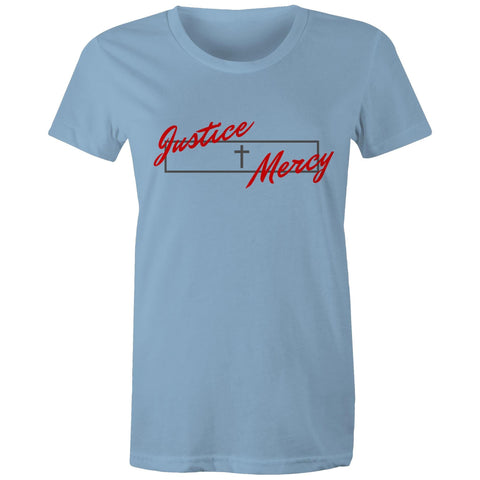 Chirstian-Women's T-Shirt-Justice And Mercy-Studio Salt & Light