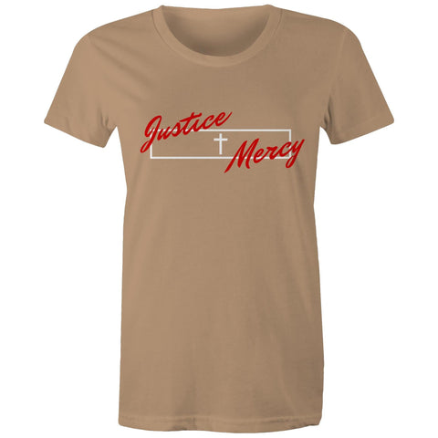 Chirstian-Women's T-Shirt-Justice And Mercy-Studio Salt & Light