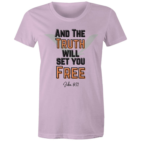 Chirstian-Women's T-Shirt-The Truth Will Set You Free-Studio Salt & Light