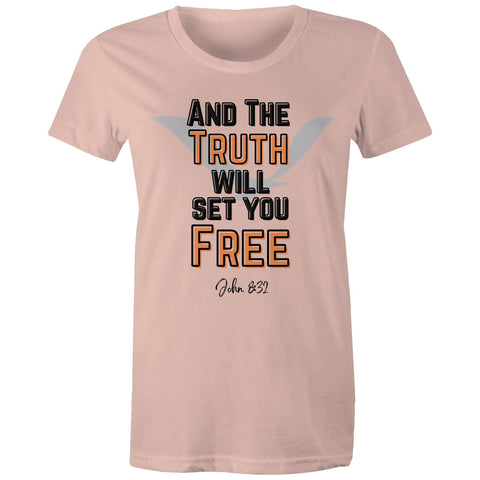 Chirstian-Women's T-Shirt-The Truth Will Set You Free-Studio Salt & Light