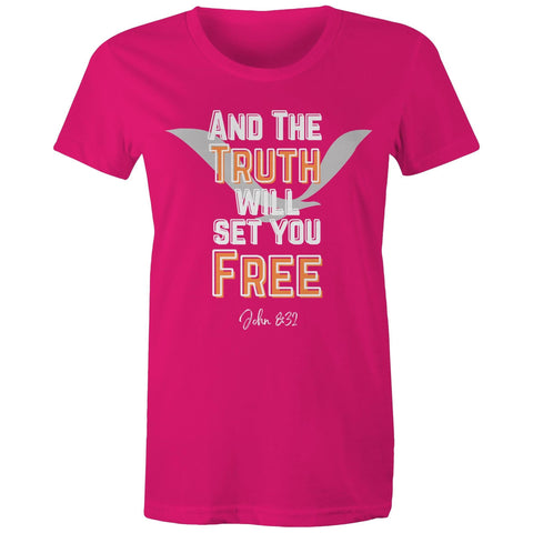 Chirstian-Women's T-Shirt-The Truth Will Set You Free-Studio Salt & Light