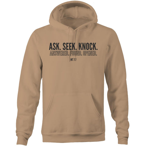 Chirstian-Unisex Hoodie-Ask Seek Knock-Studio Salt & Light