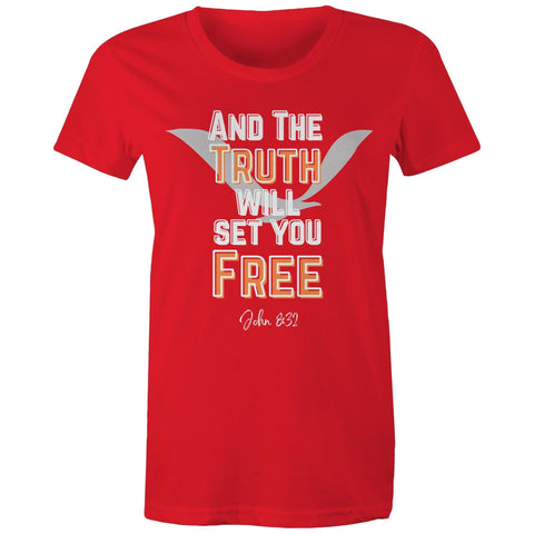 Chirstian-Women's T-Shirt-The Truth Will Set You Free-Studio Salt & Light