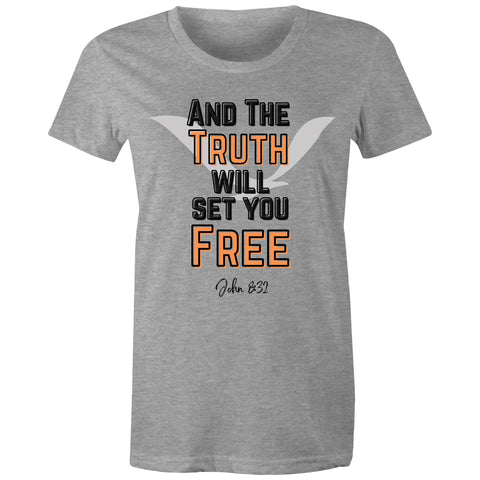 Chirstian-Women's T-Shirt-The Truth Will Set You Free-Studio Salt & Light