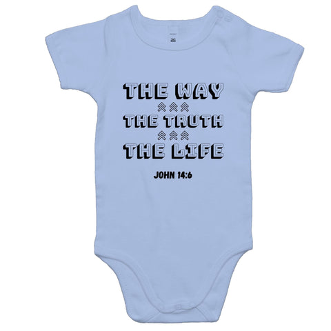 Chirstian-Infant Onesie-The Way The Truth The Life-Studio Salt & Light