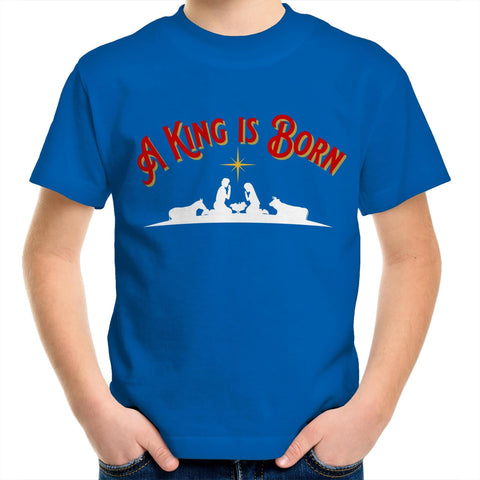 Chirstian-Kids T-Shirt-A King Is Born-Studio Salt & Light