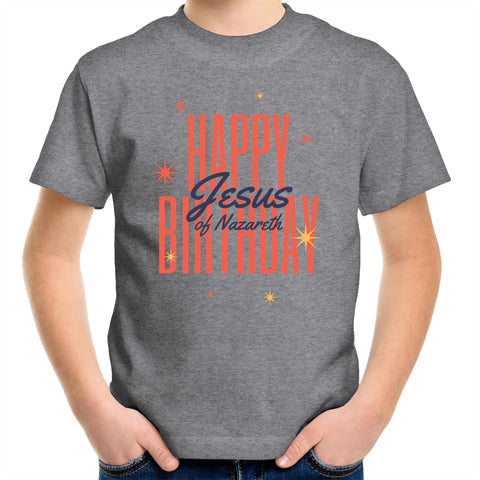 Chirstian-Kids T-Shirt-Happy Birthday Jesus-Studio Salt & Light