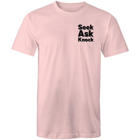 Chirstian-Men's T-Shirt-Ask Seek Knock (V2)-Studio Salt & Light