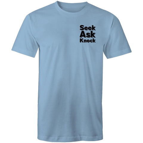 Chirstian-Men's T-Shirt-Ask Seek Knock (V2)-Studio Salt & Light