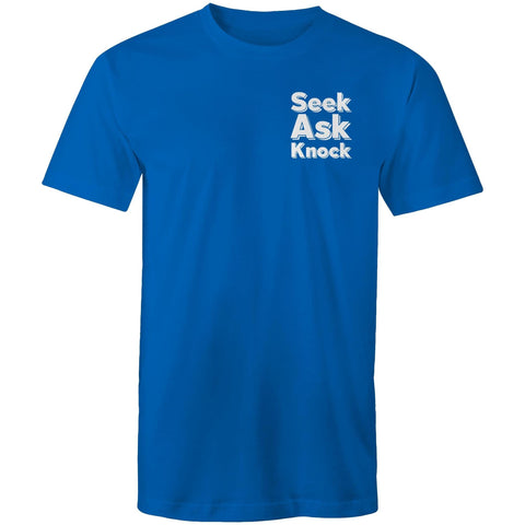 Chirstian-Men's T-Shirt-Ask Seek Knock (V2)-Studio Salt & Light