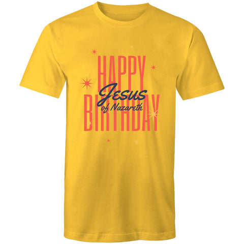 Chirstian-Men's T-Shirt-Happy Birthday Jesus-Studio Salt & Light