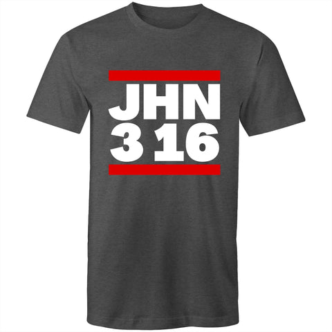 Chirstian-Men's T-Shirt-John 3:16 (DMC Parody)-Studio Salt & Light