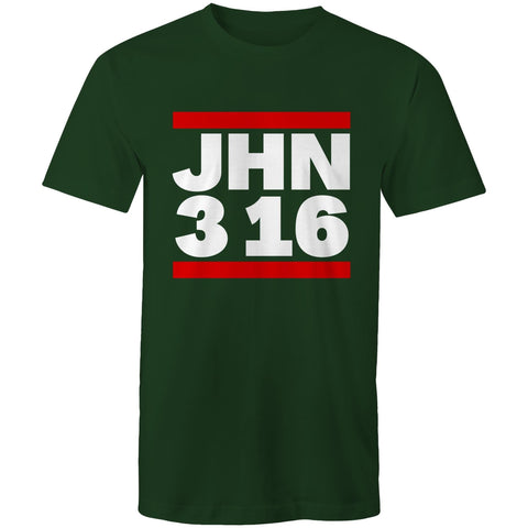 Chirstian-Men's T-Shirt-John 3:16 (DMC Parody)-Studio Salt & Light