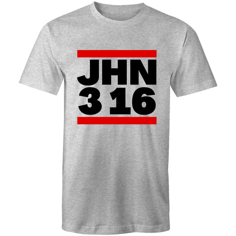 Chirstian-Men's T-Shirt-John 3:16 (DMC Parody)-Studio Salt & Light