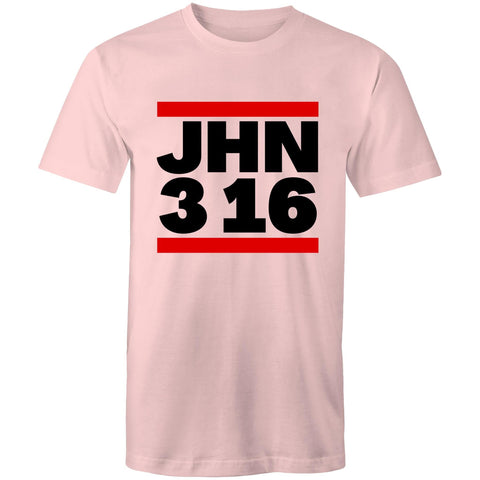 Chirstian-Men's T-Shirt-John 3:16 (DMC Parody)-Studio Salt & Light