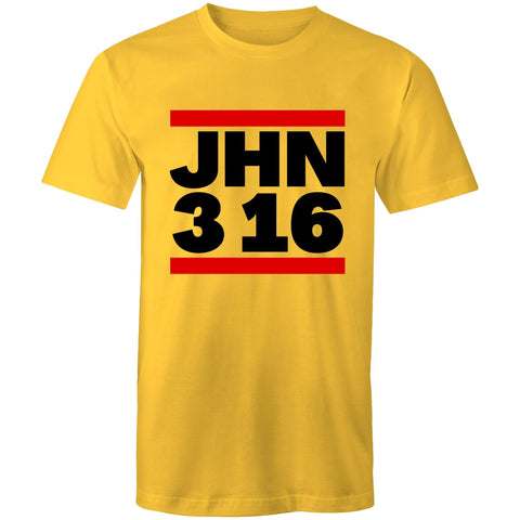 Chirstian-Men's T-Shirt-John 3:16 (DMC Parody)-Studio Salt & Light