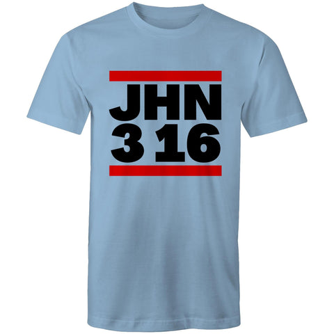 Chirstian-Men's T-Shirt-John 3:16 (DMC Parody)-Studio Salt & Light