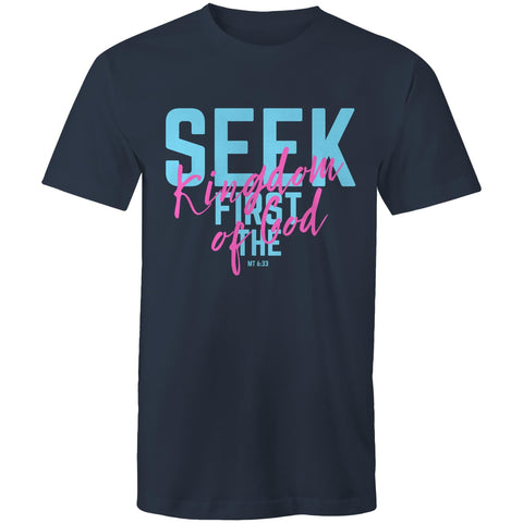 Chirstian-Men's T-Shirt-Seek First The Kingdom of God-Studio Salt & Light