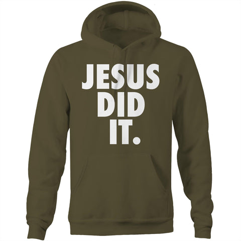 Chirstian-Unisex Hoodie-Jesus Did It (Nike Parody)-Studio Salt & Light