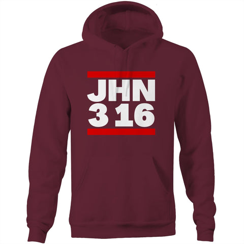 Chirstian-Unisex Hoodie-John 3:16 (DMC Parody)-Studio Salt & Light