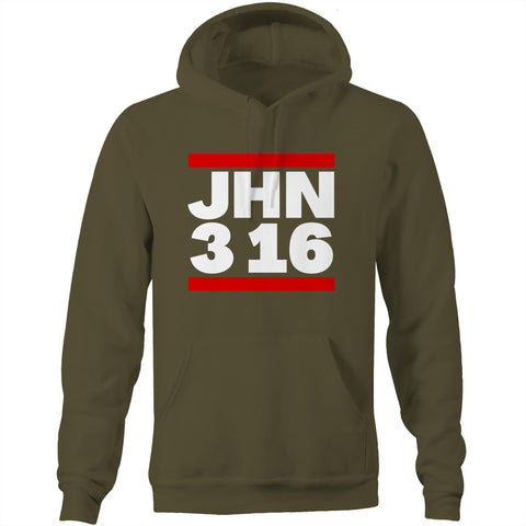 Chirstian-Unisex Hoodie-John 3:16 (DMC Parody)-Studio Salt & Light