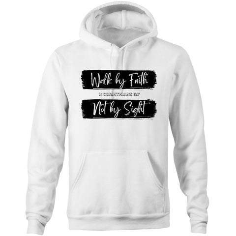 Chirstian-Unisex Hoodie-Walk by Faith Not by Sight-Studio Salt & Light