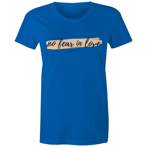 Chirstian-Women's T-Shirt-No Fear in Love-Studio Salt & Light