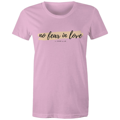 Chirstian-Women's T-Shirt-No Fear in Love-Studio Salt & Light