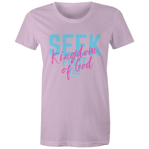 Chirstian-Women's T-Shirt-Seek First The Kingdom of God-Studio Salt & Light