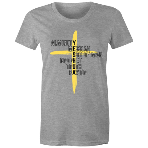 Chirstian-Women's T-Shirt-Yeshua-Studio Salt & Light