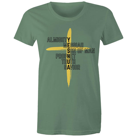 Chirstian-Women's T-Shirt-Yeshua-Studio Salt & Light